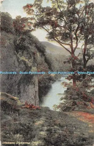 R489511 Ullswater Stybarrow Crag Davidson Bros Bild Postkarten Foto Farbe