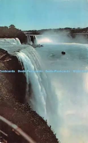 R489519 The American and Horseshoe Falls From Prospect Point Niagara Falls Plast