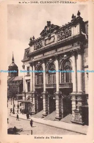 R489545 Clermont Ferrand Entree du Theatre J Gouttefangeas