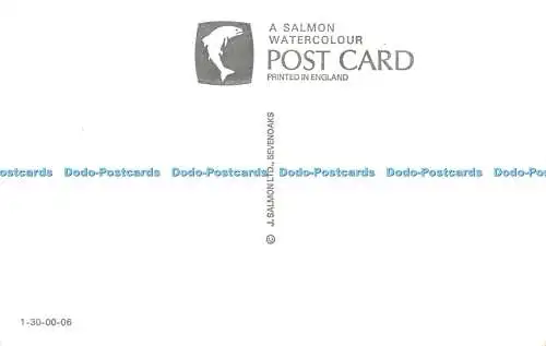 R484534 The Broads M F Peck Map Salmon