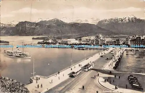 R488226 Luzern und die Alpen 12031 Fotoglob Wehrli A G Zürich 1951