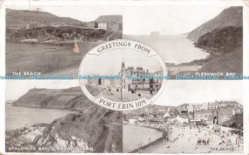 R488241 Grüße aus Port Erin I O M The Graphic Series 1946 Multi View