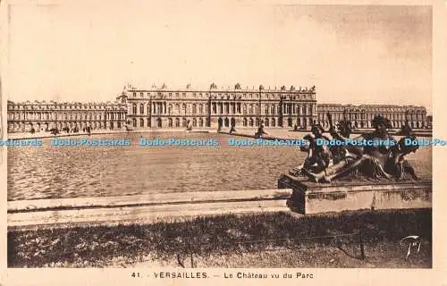 R488262 41 Versailles Le Chateau vu du Parc A Leconte Guy