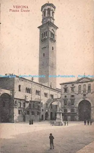 R489945 Verona Piazza Dante Postkarte