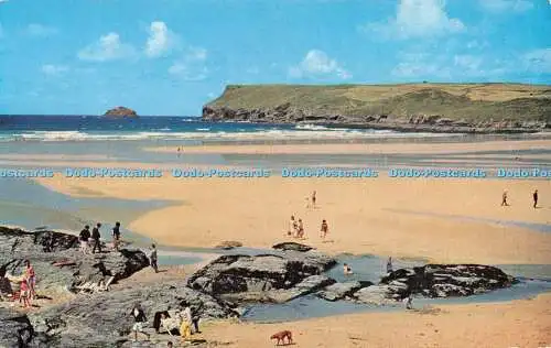 R488452 Polzeath The sands at Low Water and Pentire Point Colin Richardson 1972