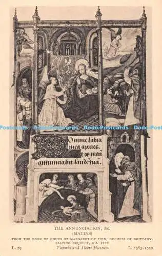 R490024 Victoria and Albert Museum The Annunciation Matins From the Book of Hour