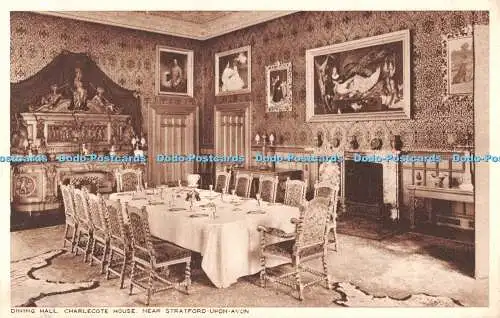 R488570 Charlecote House Near Stratford Upon Avon Dinning Hall H J Busst Photo M