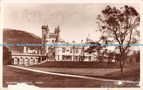 R488678 Balmoral Castle West Valentine RP 1951