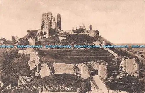 R488684 Corfe Castle vom Kirchturm