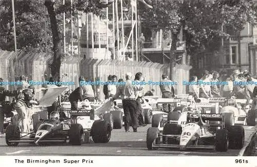 R490217 The Birmingham Super Prix Activity before the start of the race J V Post