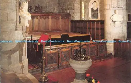 R490224 Crathie Paris Church Royal Pew South Transept Jarrold