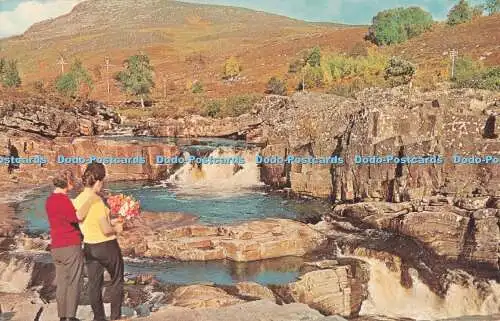 R490282 Scotland Ross and Cromarty Strath Garve Falls N P O 1969