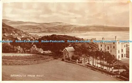 R488766 Barmouth from West Valentine Phototype 1954