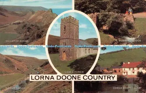 R490298 Lorna Doone Country Oare Church Doone Valley J Salmon Cameracolour Multi