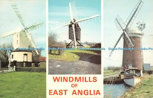 R490301 Windmühlen East Anglia Saxtead Mill Bourn Mill Horsey Mill F W Pewsey