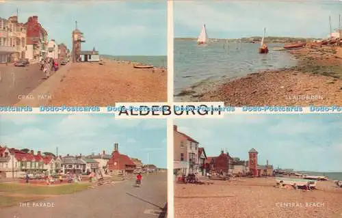 R490302 Aldeburgh The Parade Central Beach J Salmon Cameracolour Multi View