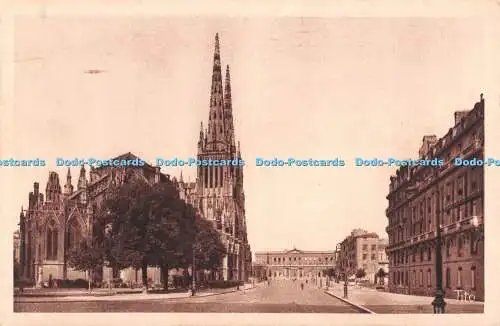 R490353 Bordeaux La Cathedrale L Hotel de Ville Tito 1952