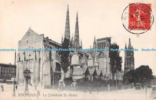 R490354 Bordeaux La Cathedrale St Andre 1907