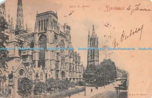 R490355 Bordeaux Eglise St Andre 1902