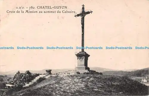 R490377 Chatel Guyon Croix de la Mission au sommet du Calvaire