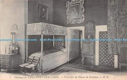 R490406 Chateau de Chaumont sur Loire Chambre de Diane de Poitiers S G Levy et N