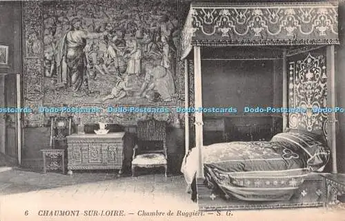 R490407 Chaumont sur Loire Chambre de Ruggieri S G Levy et Neurdein Reunis