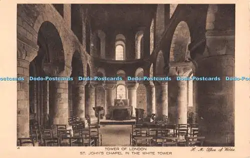 R490410 Tower of London St John Chapel im White Tower Harrison H M Office of