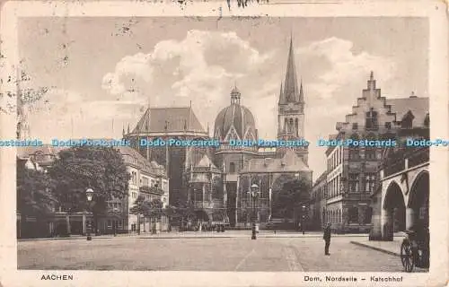 R490414 Aachen Dom Nordseite Katschhof R K C S 1913