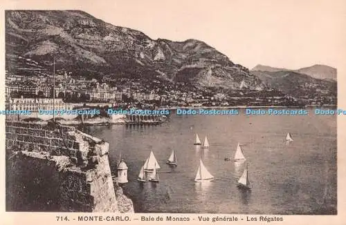 R490478 Monte Carlo Baie de Monaco Vue Generale Les Regates J Gilletta