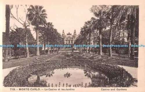 R490479 Monte Carlo Casino and Gardens J Gilletta