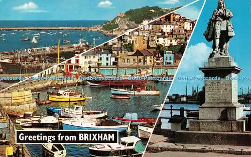 R490501 Grüße aus Brixham D Constance Multi View 1973