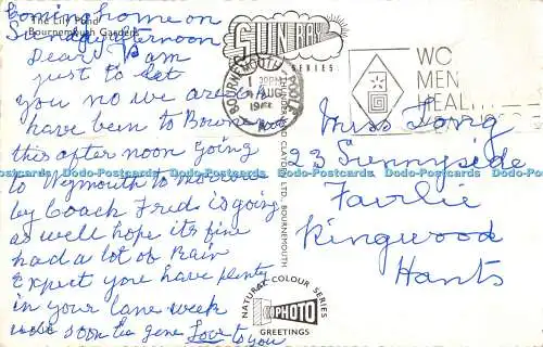 R490567 Bournemouth Gardens Serie The Lily Pond Thunder and Clayden Sunray