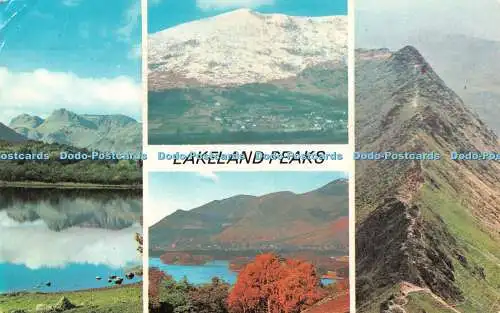 R490585 Lakeland Peaks Old Man of Coniston Langdale Pikes Photo Precision Limite