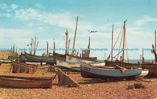 R490605 Hastings The Harbour C G Williams Plastichrome Noel Habgood F R P S 1970