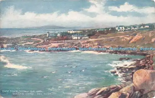 R490699 Cape Town Botany Bay and Queen Hotel Sea Point Tuck Oilette Wide Wo