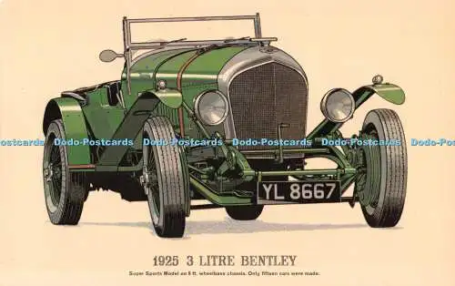 R490746 3 Liter Bentley Supersportmodell auf 9 Fuß Radstand Chassis nur fünfzehn