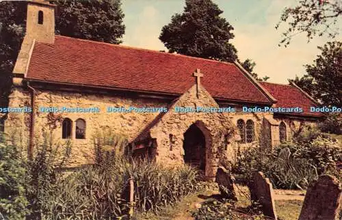 R490756 I W Bonchurch The Church of St Boniface W J Nigh Plastichrome 1970