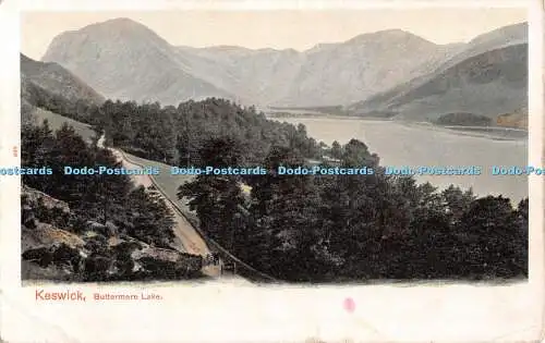 R490761 Keswick Buttermere Lake Pictorial Stationery Peacock Autochrom 1905