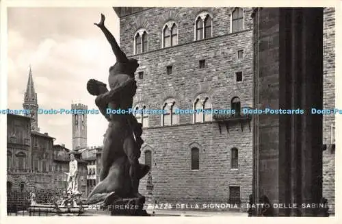 R490796 Firenze Piazza della Signoria Ratto delle Sabine Gino Innocenti und Figl