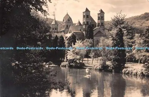 R490801 Maria Laach Partie aus dem Klostergarten 1934