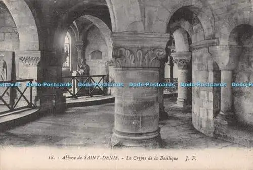 R490809 Abbaye de Saint Denis La Crypte de la Basilique J F Daniel Delboy