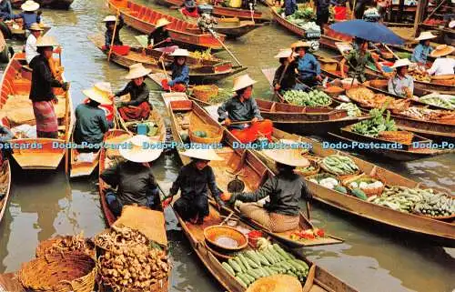 R490810 Provinz Thailand Schwimmende Märkte in Domnonsaduok im Rajburi Phorn