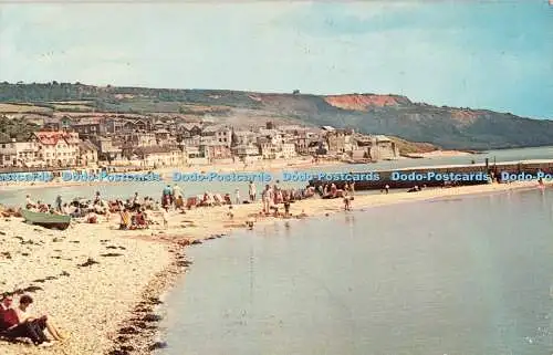 R490815 Lyme Regis The Beach Plastichrome A W Besley