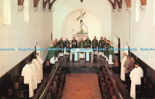 R490877 Dyfed Caldey Abbey off Tenby Abbey Church and Concelebrated Mass Photo P