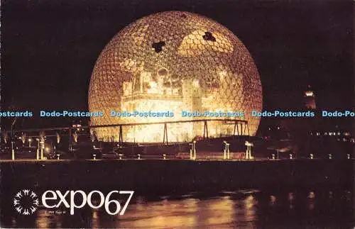 R490919 Canada Montreal Expo 67 The Pavilion of the United States Benjamin News