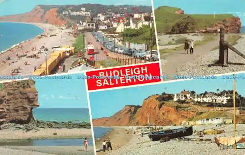 R490941 Budleigh Salterton E T W Dennis Photocolour Multi View 1976