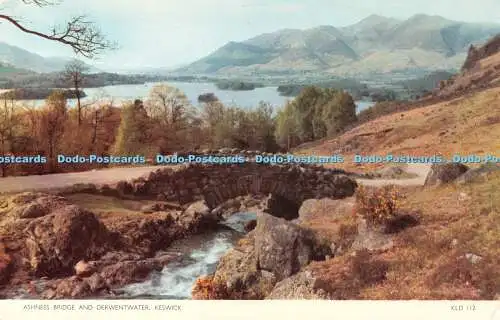 R490981 Keswick Ashness Bridge und Derwentwater Sanderson and Dixon Jarrold RP