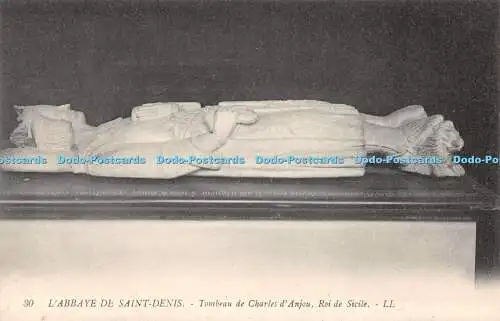 R490990 L Abbaye de Saint Denis Tombeau de Charles d Anjou Roi de Sicile LL 30