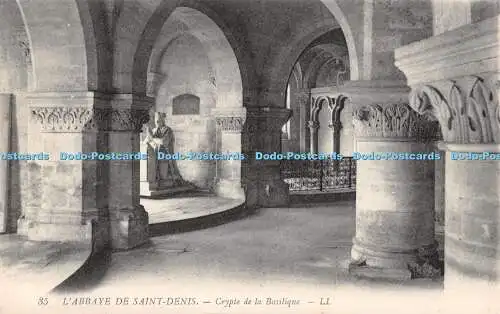 R490995 L Abbaye de Saint Denis Crypt de la Basilique LL 35