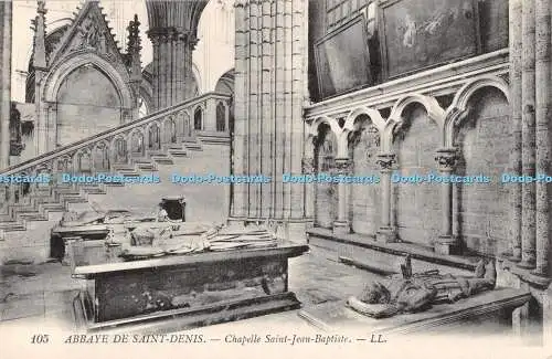 R490997 Abbaye de Saint Denis Chapelle Saint Jean Baptiste LL 105 Levy Fils